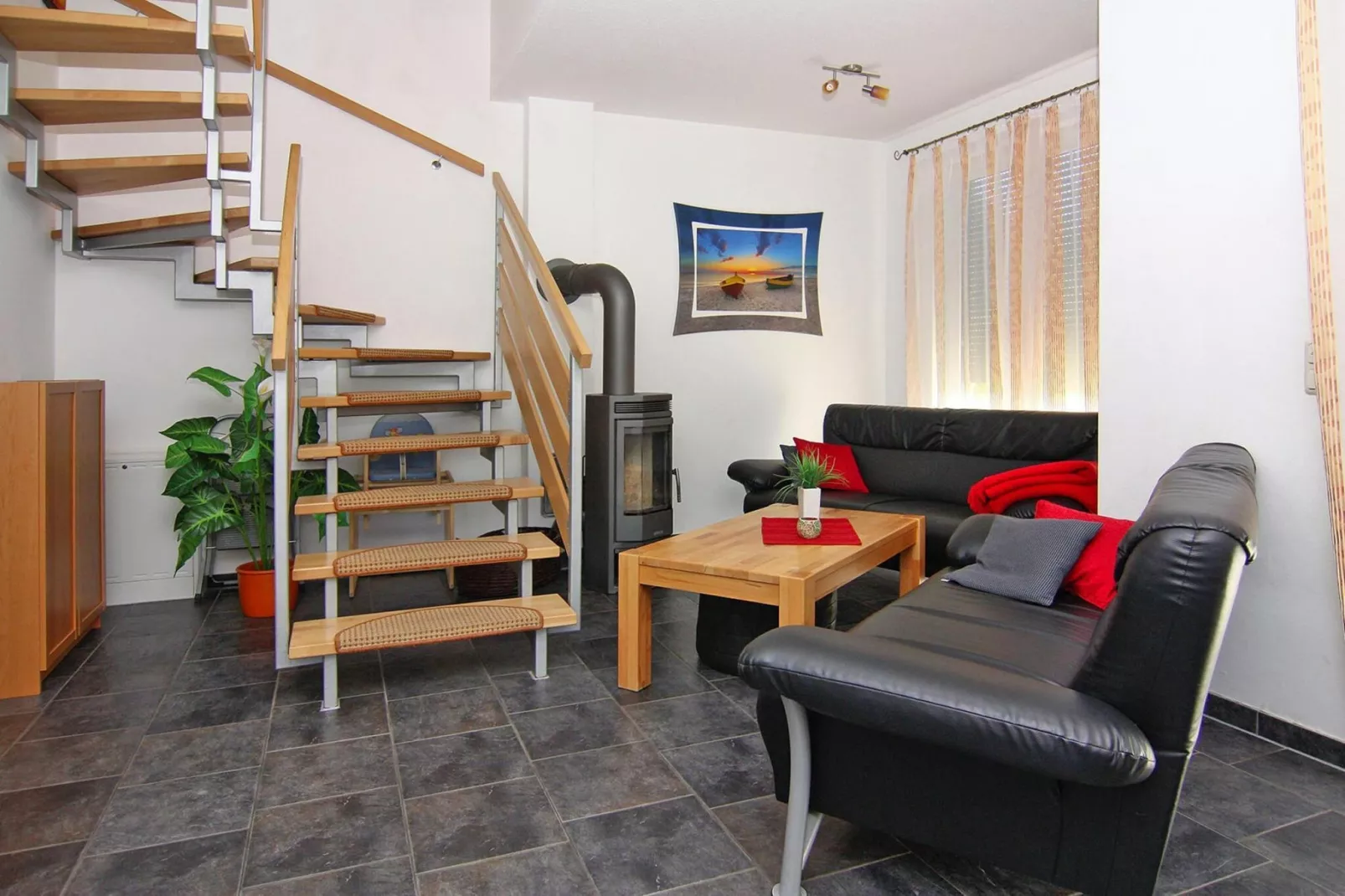 Doppelhaushälfte in Neuendorf-Woonkamer