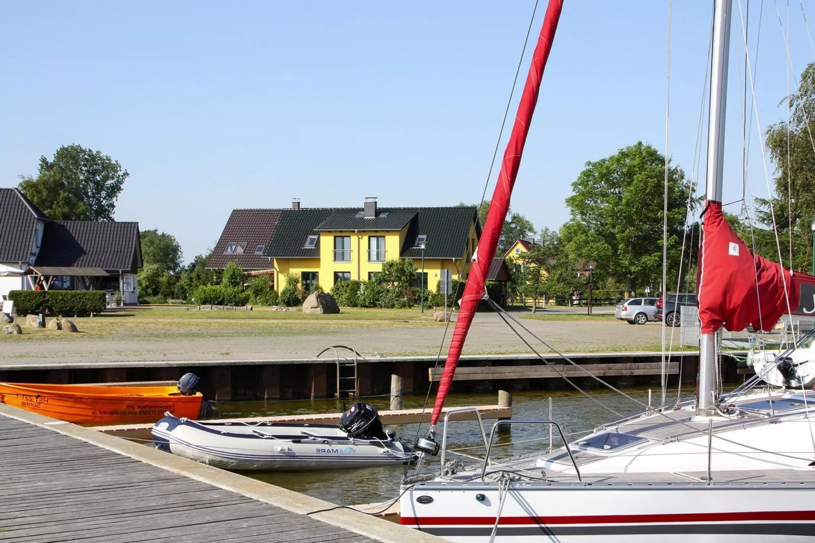 Doppelhaushälfte in Neuendorf-Gebieden zomer 1km