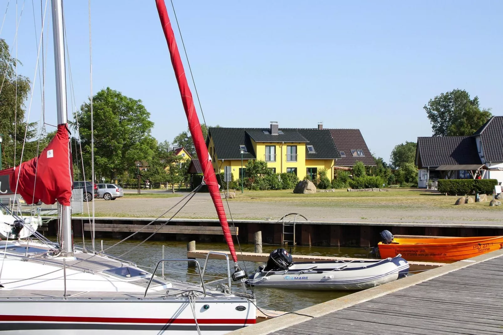 Doppelhaushälfte in Neuendorf-Gebieden zomer 1km