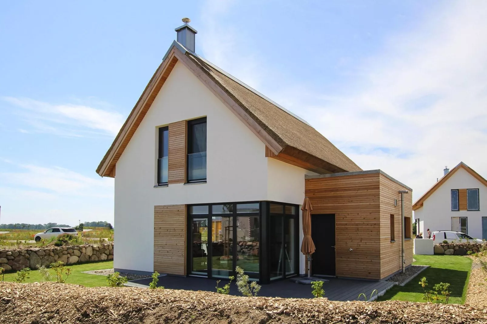 Ferienhaus Fiete Dranske-Buitenkant zomer