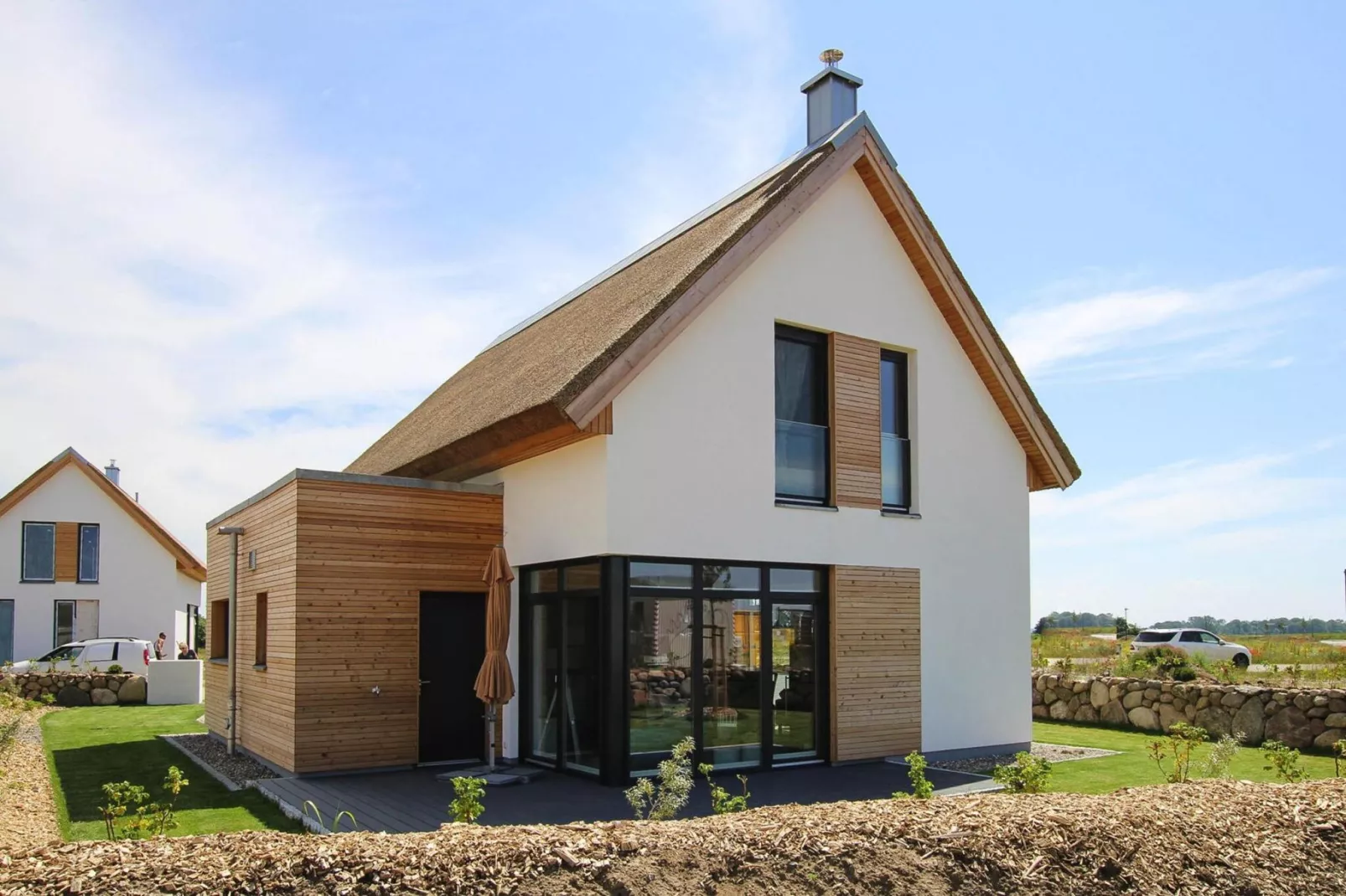 Ferienhaus Fiete Dranske-Buitenkant zomer
