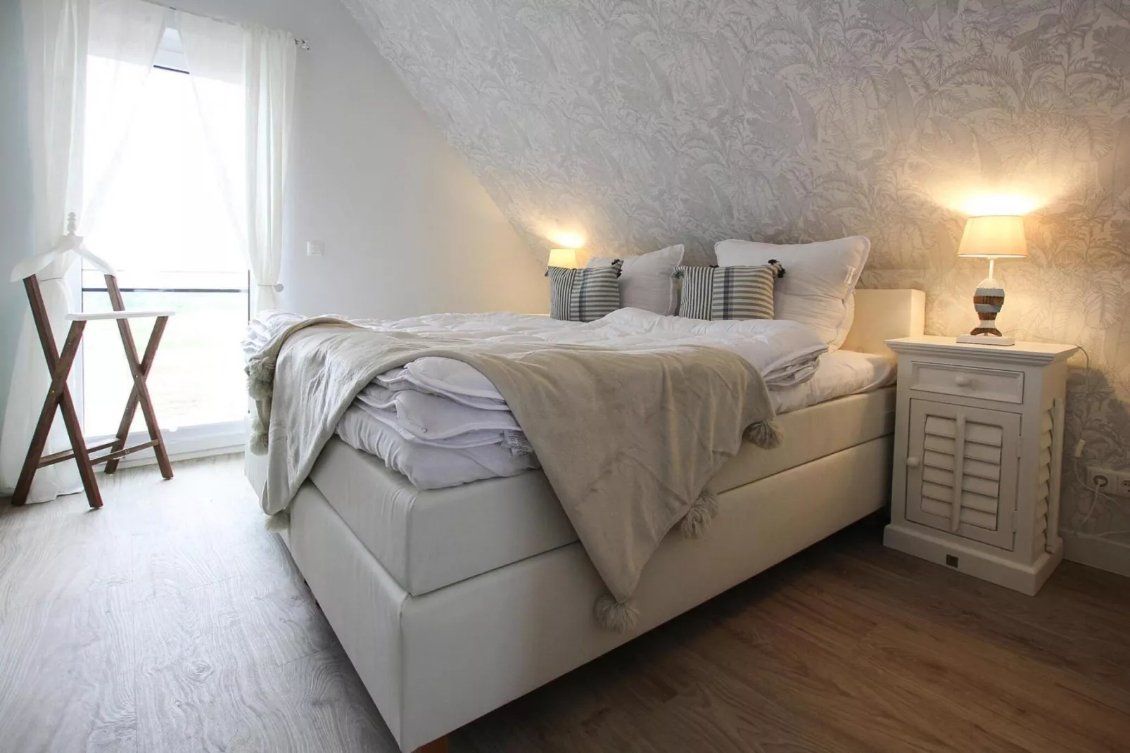 Ferienhaus Fiete Dranske-Slaapkamer