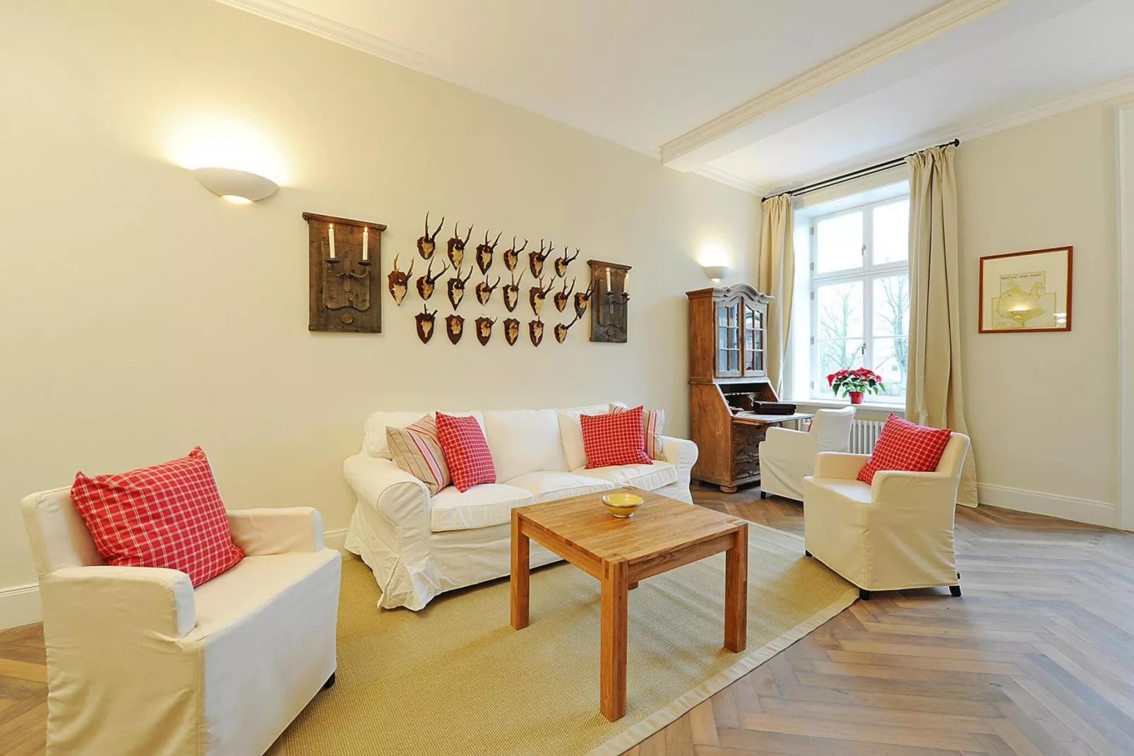Gutshaus Zicker -Wohnung 11-Woonkamer