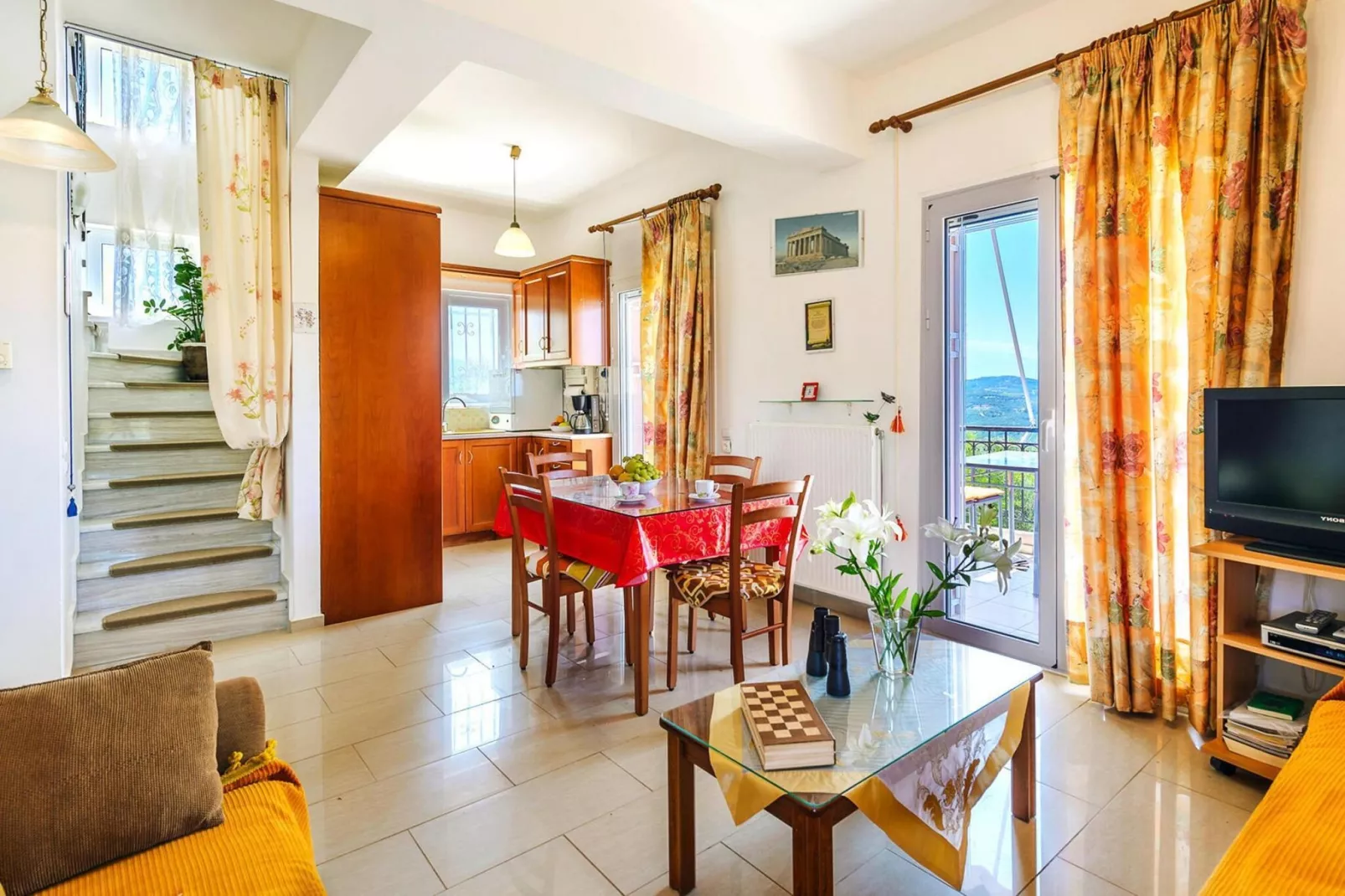 Holiday home, Marathokefala bei Kolimbari-Villa Marilena, ca. 100 qm, 6 pax-Eetkamer
