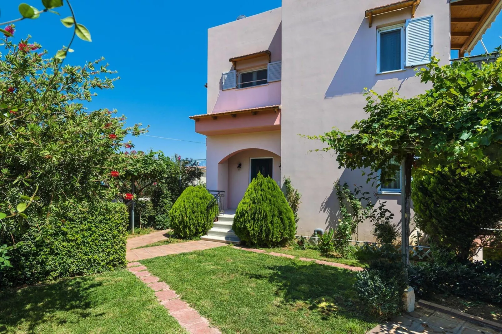 Holiday home, Marathokefala bei Kolimbari-Villa Marilena, ca. 100 qm, 6 pax-Buitenkant zomer