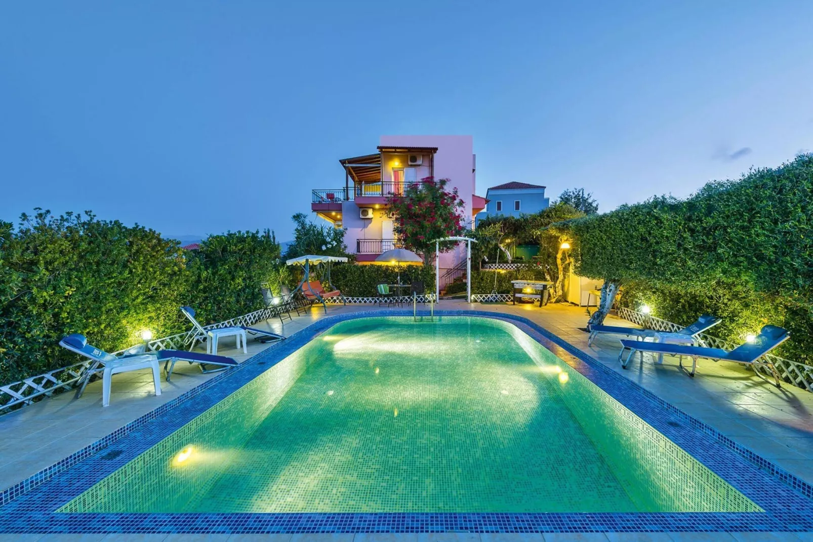Holiday home, Marathokefala bei Kolimbari-Villa Marilena, ca. 100 qm, 6 pax-Zwembad