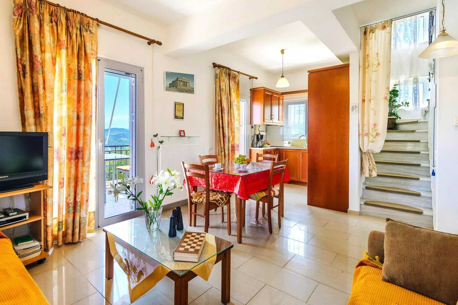 Holiday home, Marathokefala bei Kolimbari-Villa Marilena, ca. 100 qm, 6 pax-Eetkamer