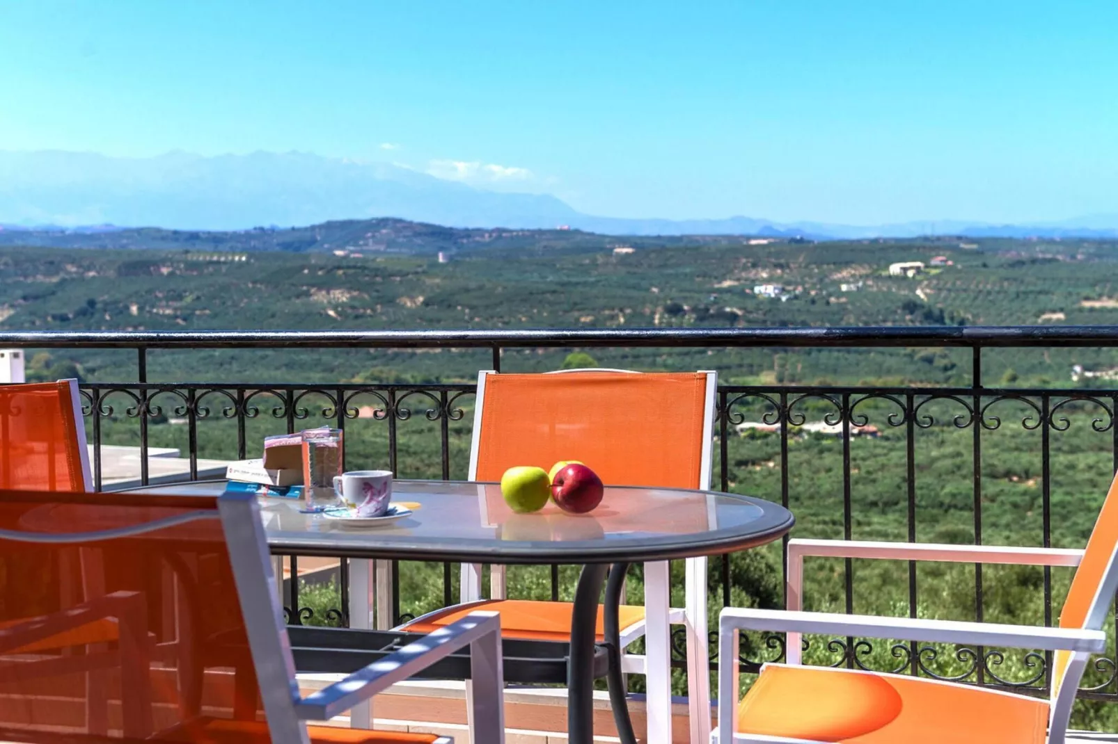 Holiday home, Marathokefala bei Kolimbari-Villa Marilena, ca. 100 qm, 6 pax-Terrasbalkon