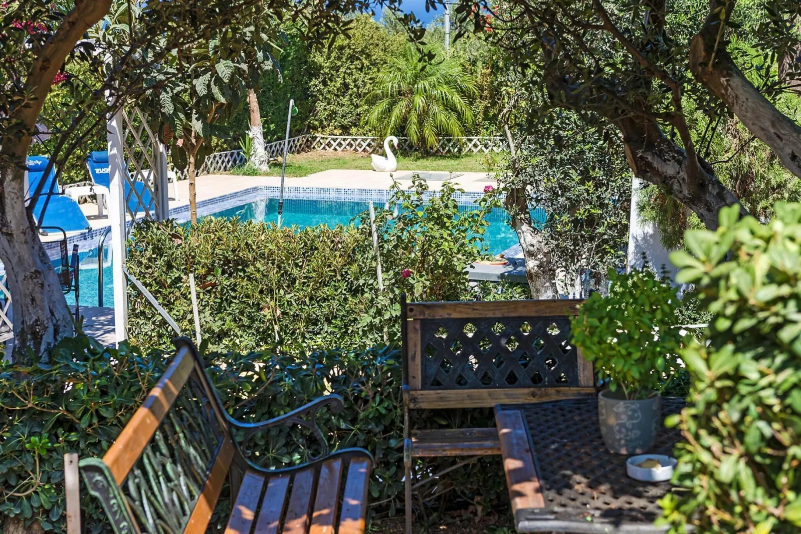 Holiday home, Marathokefala bei Kolimbari-Villa Marilena, ca. 100 qm, 6 pax-Tuinen zomer