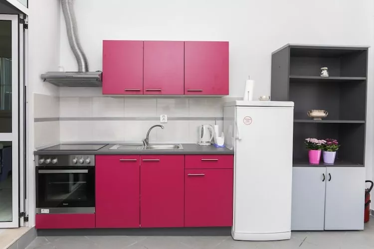 Apartment Saulan - One-Bedroom Apartment-Keuken