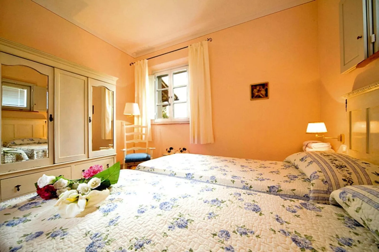 Ferienanlage Borgo della Meliana Gambassi Terme Typ Trilo Superior-Slaapkamer