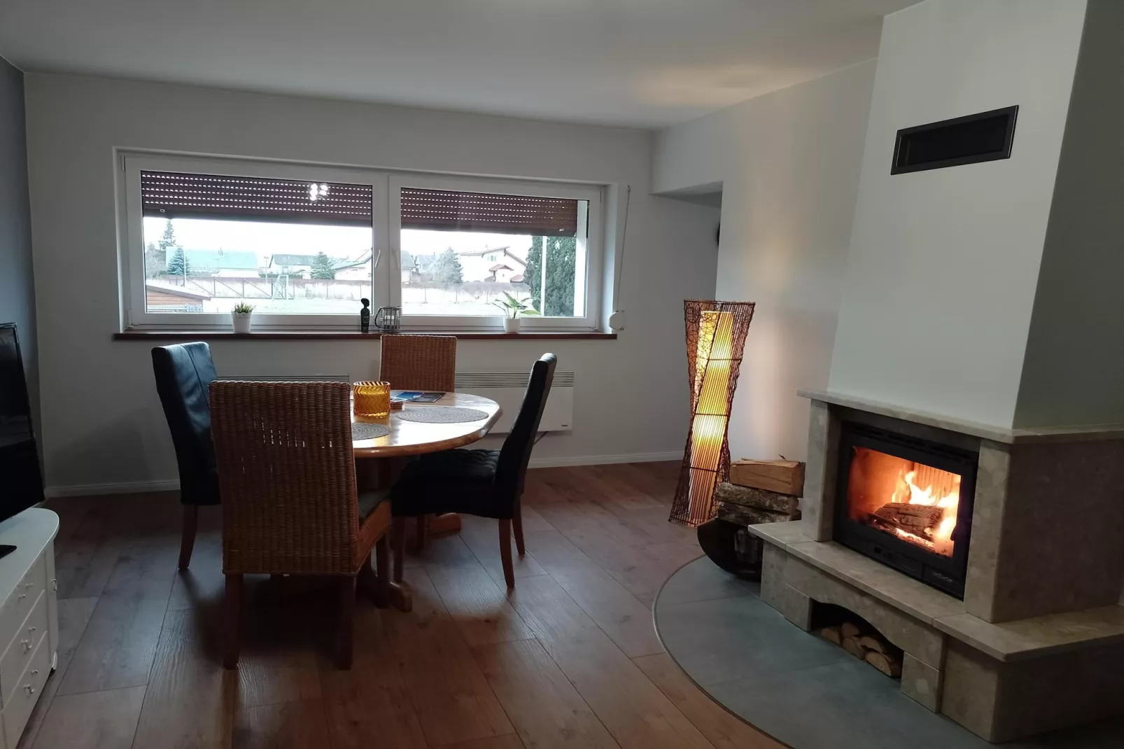 Ferienhaus Panorama in Kopice bei Stepnica-Eetkamer
