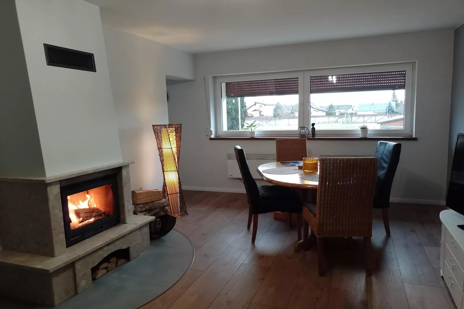 Ferienhaus Panorama in Kopice bei Stepnica-Eetkamer