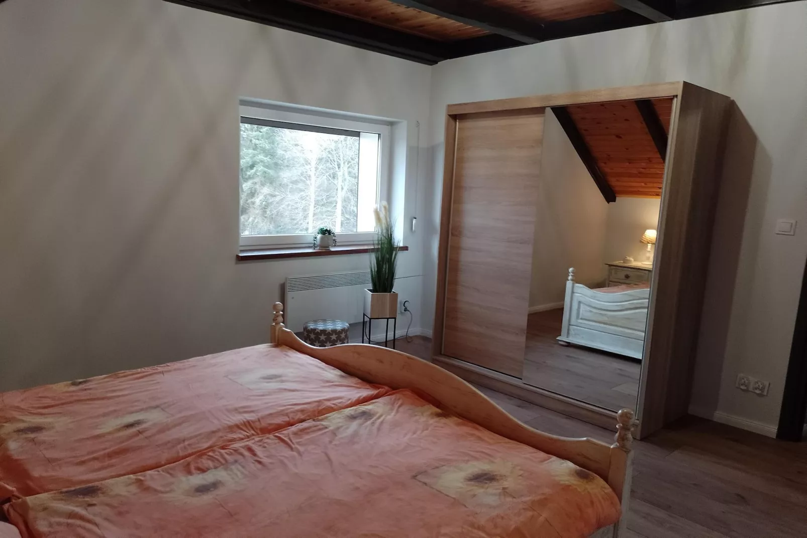 Ferienhaus Panorama in Kopice bei Stepnica-Slaapkamer
