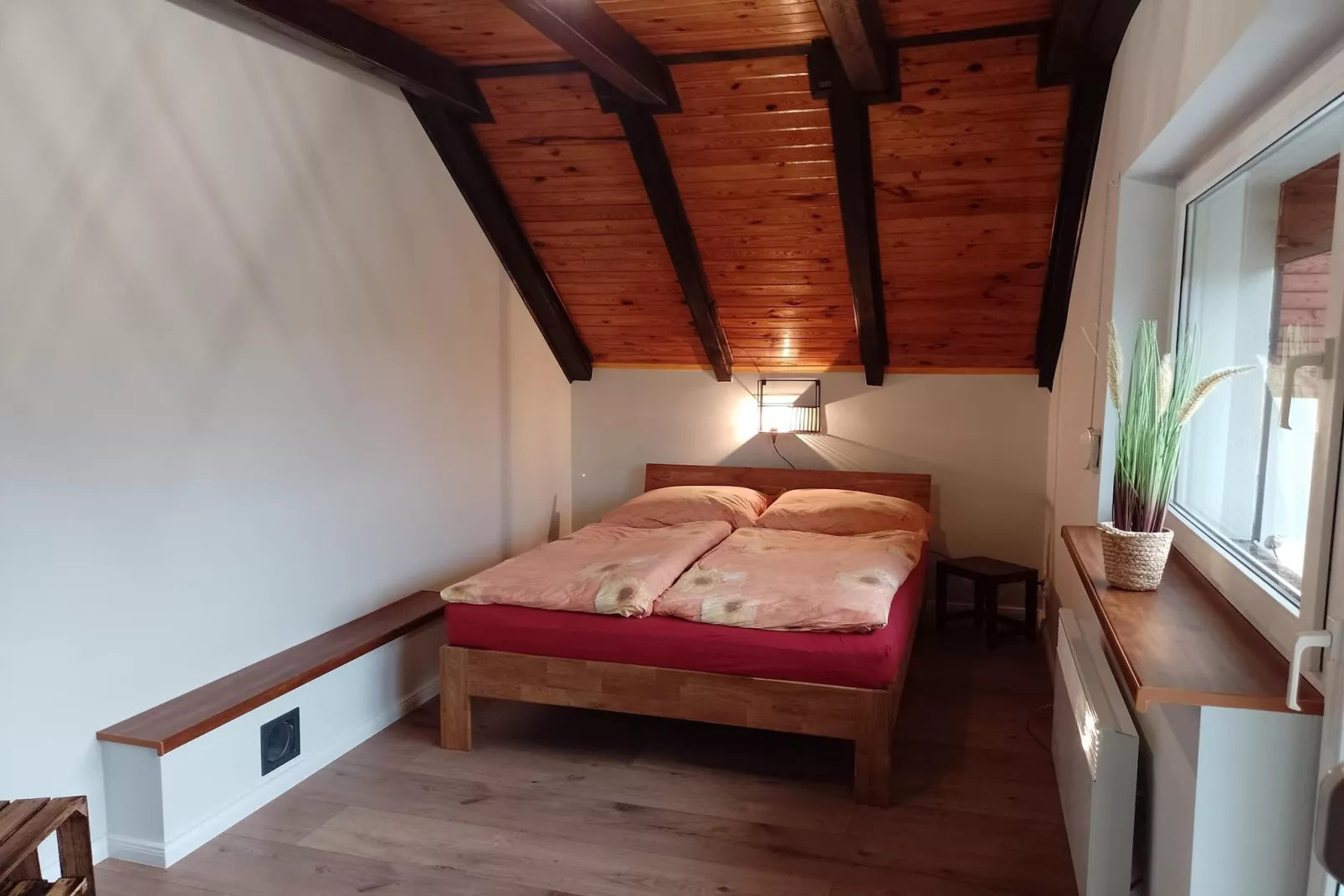 Ferienhaus Panorama in Kopice bei Stepnica-Slaapkamer