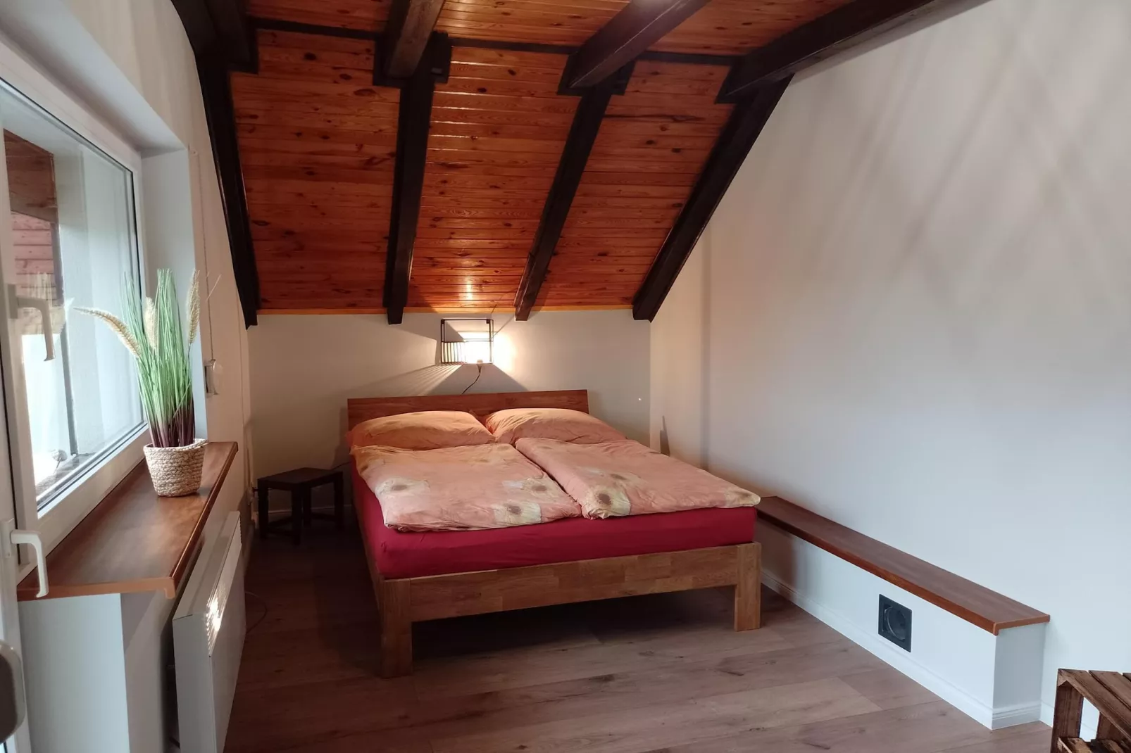 Ferienhaus Panorama in Kopice bei Stepnica-Slaapkamer