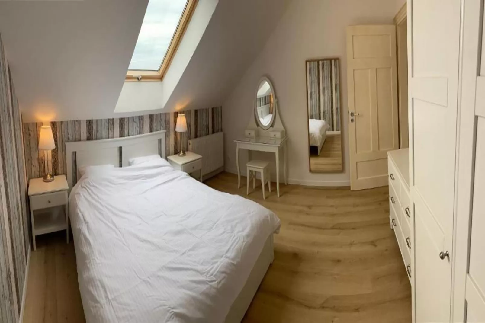 Apartament niedziela-niedziela dla max 6 osób Grzybowo-Slaapkamer