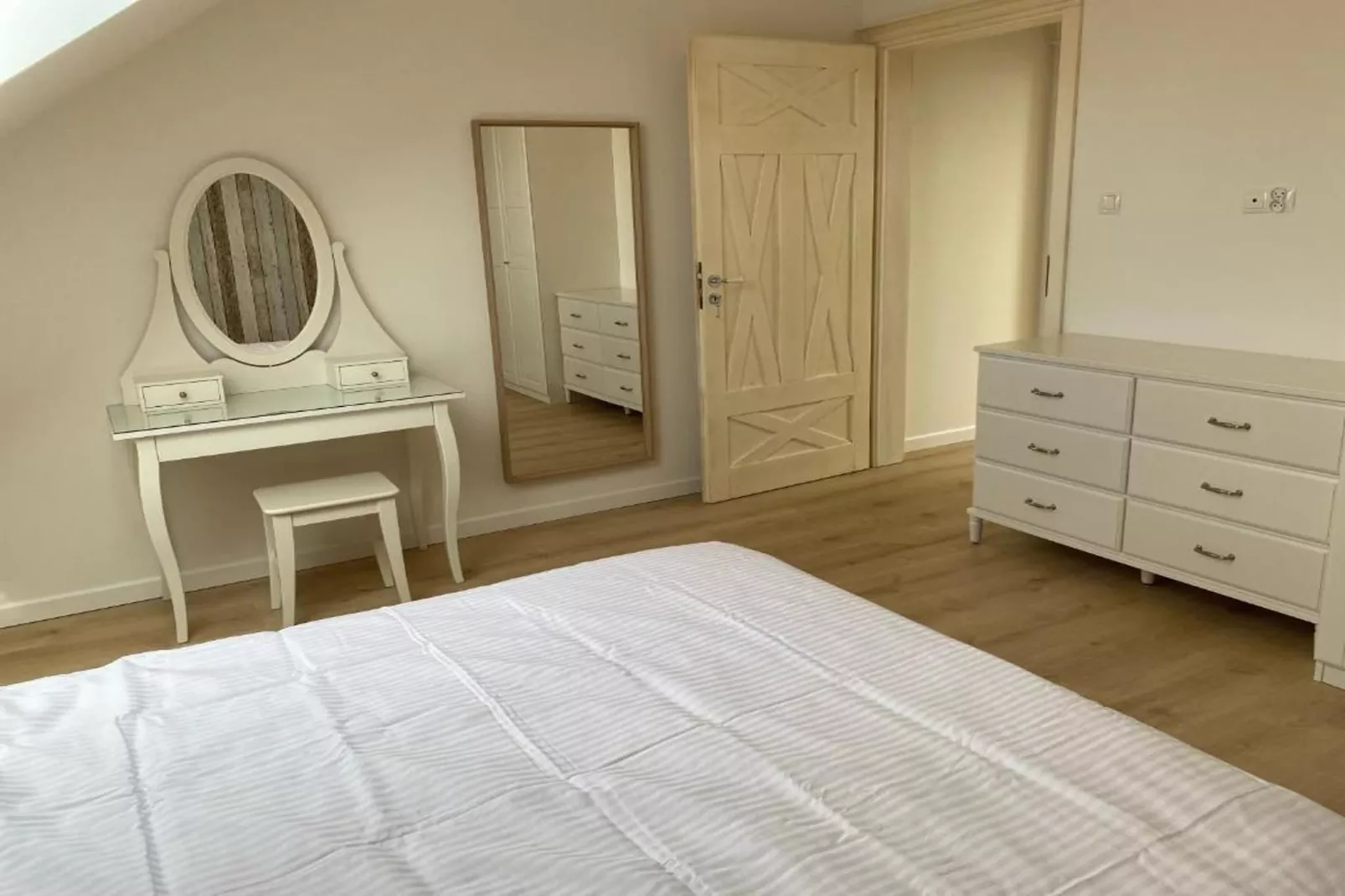Apartament niedziela-niedziela dla max 6 osób Grzybowo-Slaapkamer