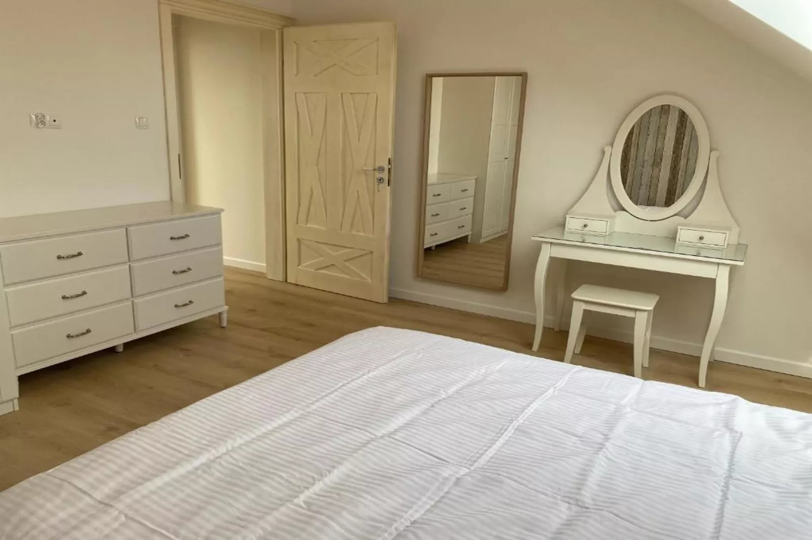 Apartament niedziela-niedziela dla max 6 osób Grzybowo-Slaapkamer