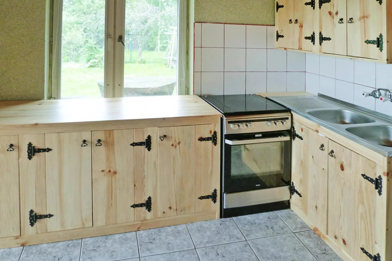 Holiday home, Wiejkowko-Dom, 150 qm-Keuken