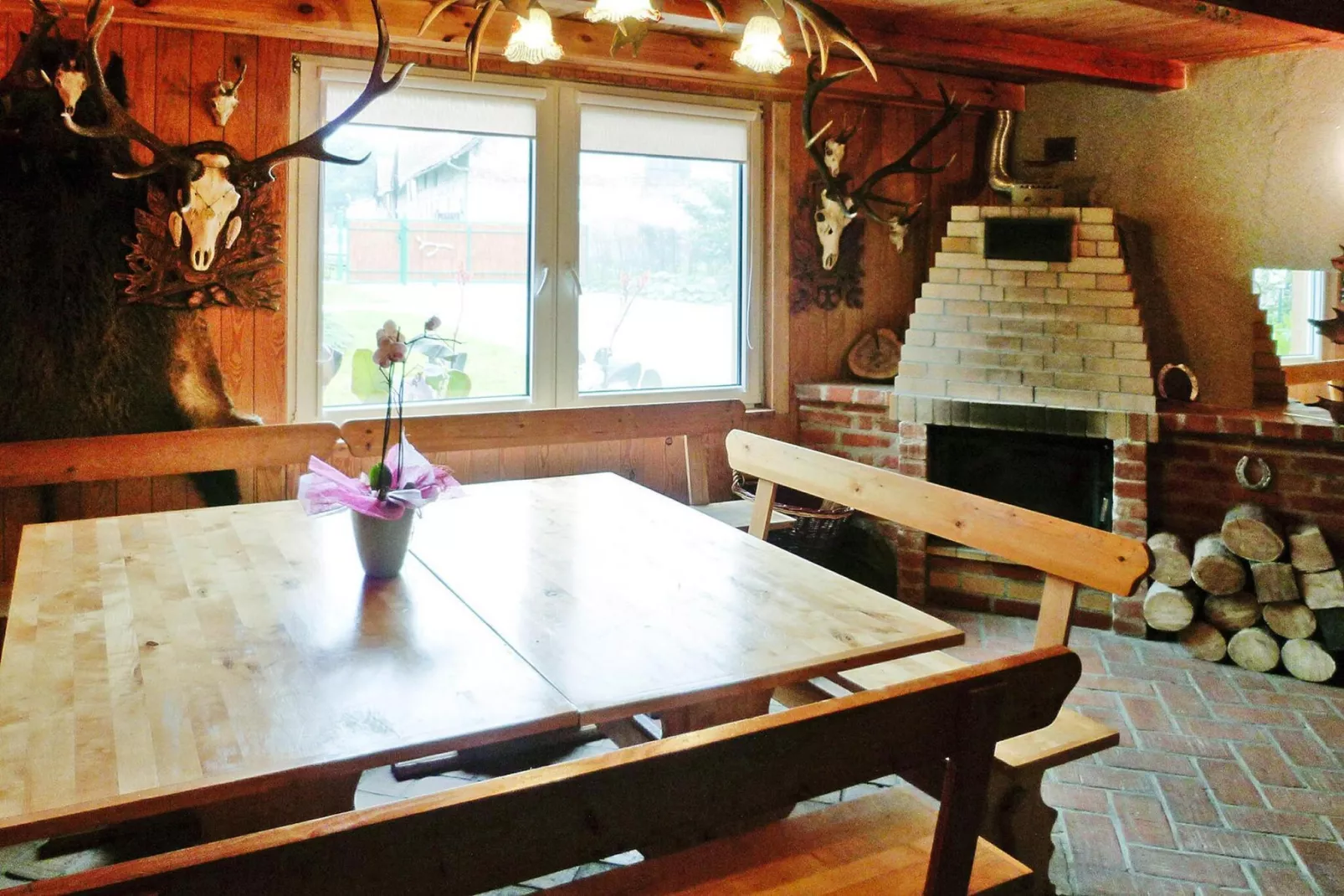 Holiday home, Wiejkowko-Dom, 150 qm-Eetkamer