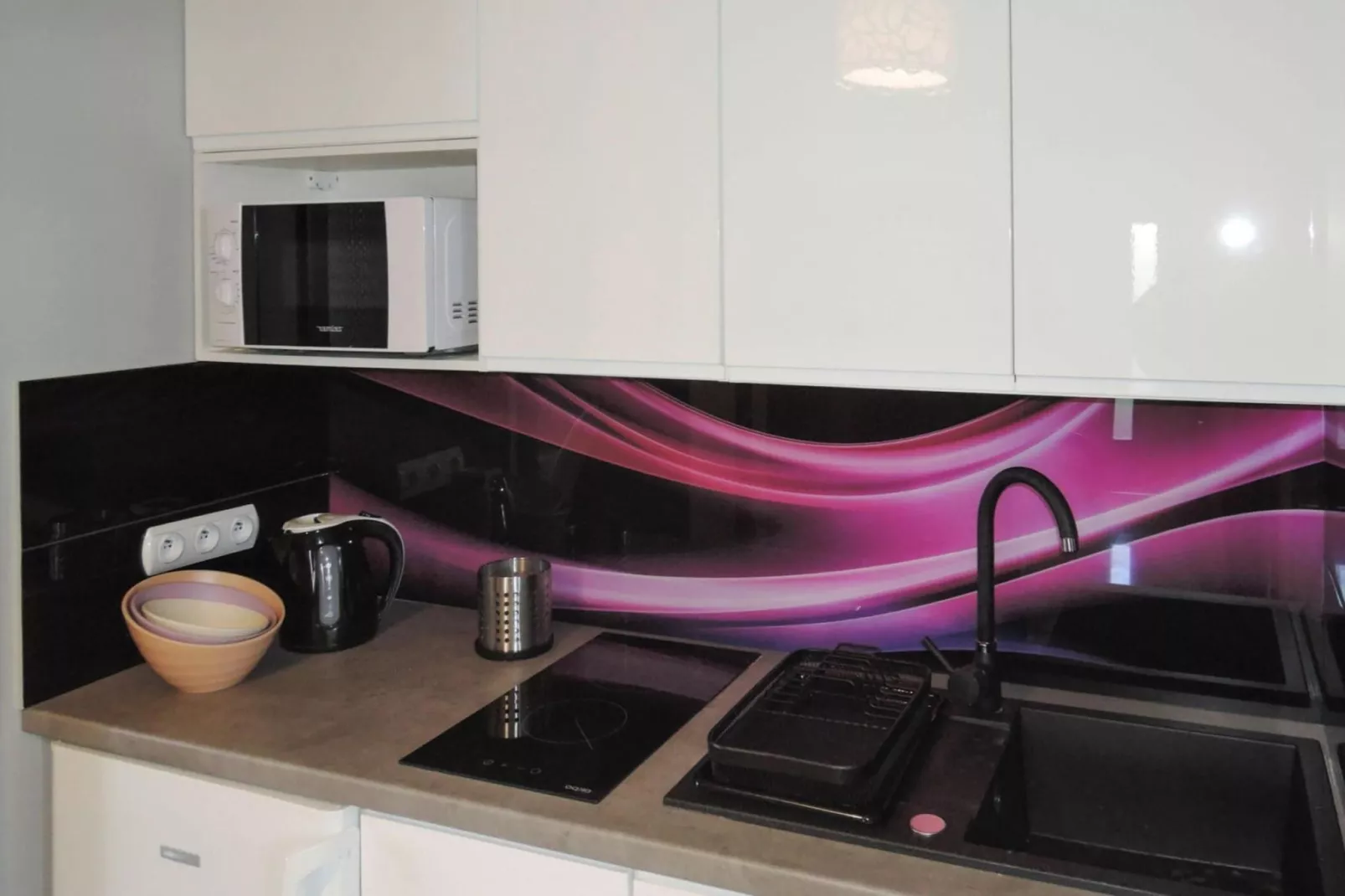Holiday luxury apartment in Rewal-Keuken