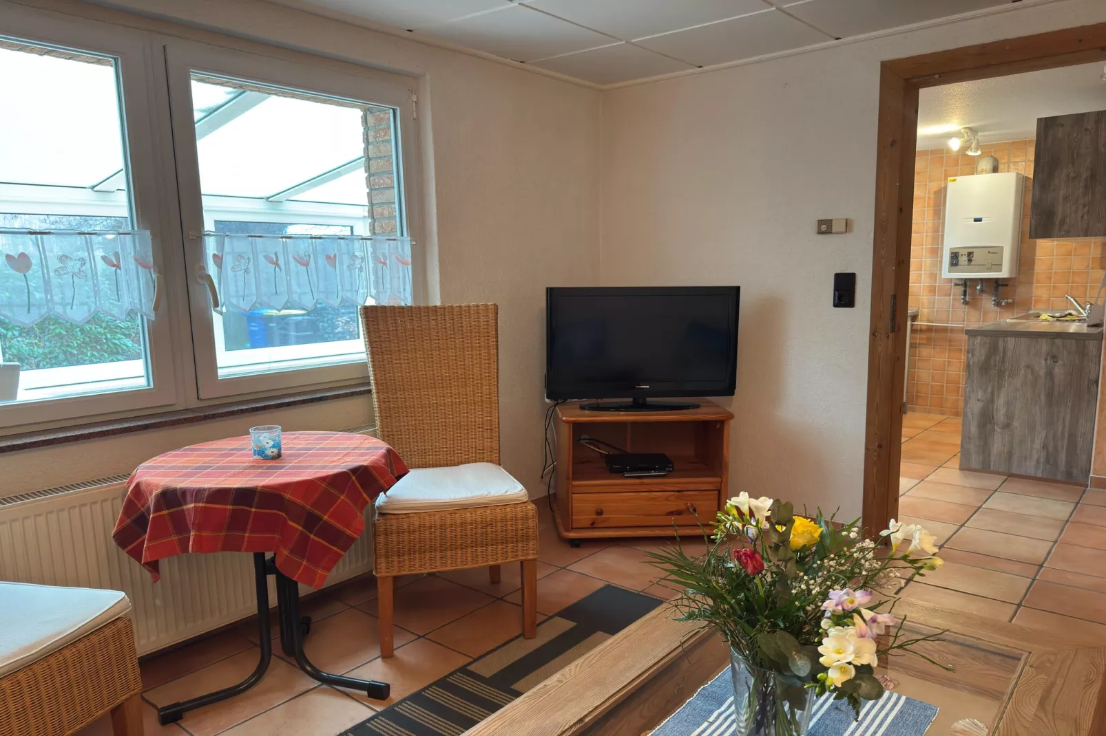 Ferienhaus mit Wintergarten-Woonkamer