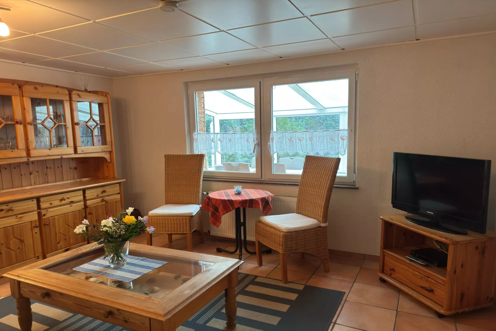 Ferienhaus mit Wintergarten-Woonkamer