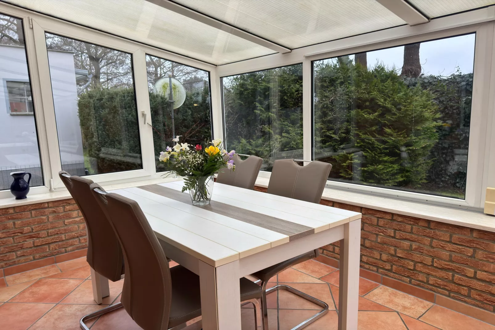 Ferienhaus mit Wintergarten-Terrasbalkon