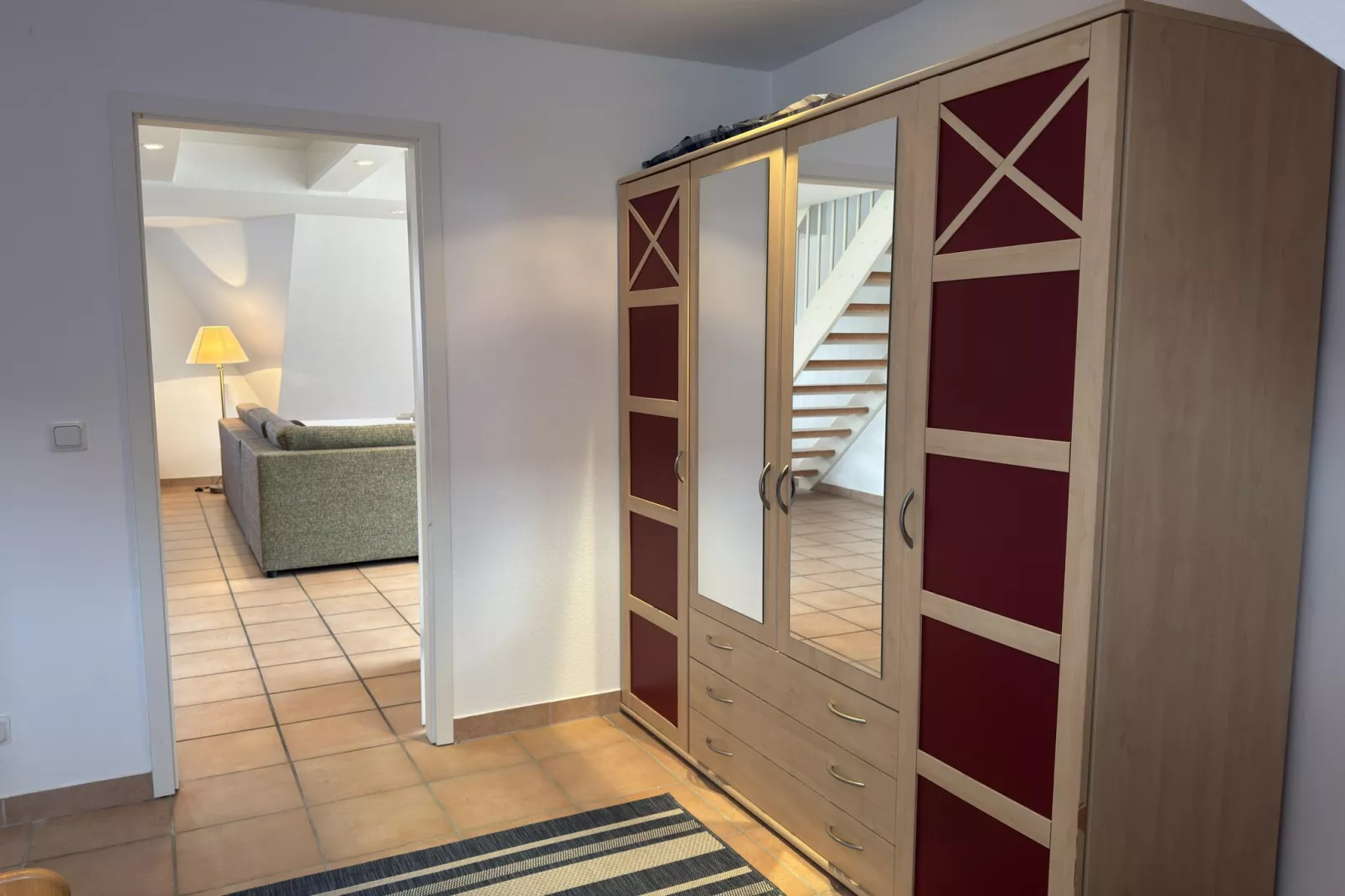 Arko 5 strandnah mit Balkon-Slaapkamer