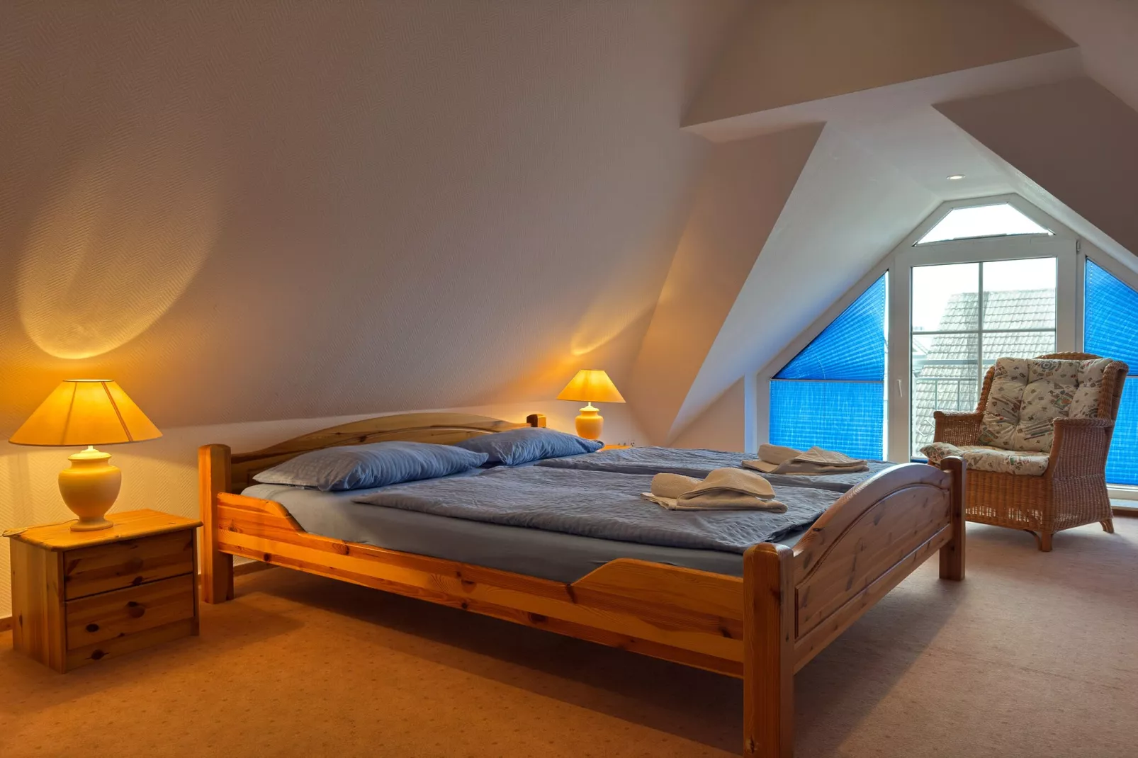 Arko 5 strandnah mit Balkon-Slaapkamer
