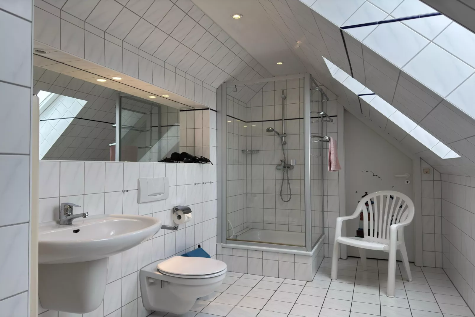 Die weiße Villa XL-Badkamer