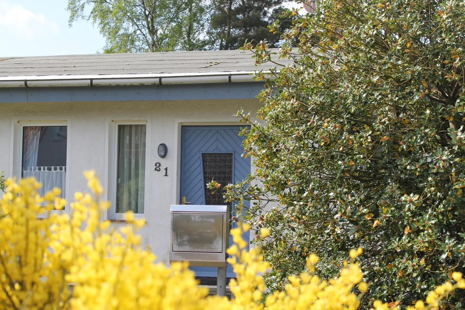 Das DarßHaus mit Kamin und Garten-Buitenkant zomer