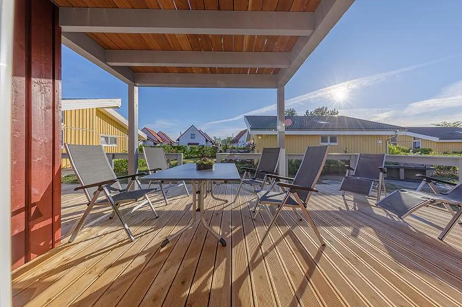 Ferienhaus Seeschwalbe-Classic 90 qm 74a-Uitzicht zomer