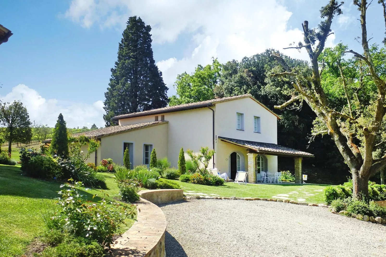 Ferienanlage Borgo della Meliana Gambassi Terme Typ Trilo-Buitenkant zomer