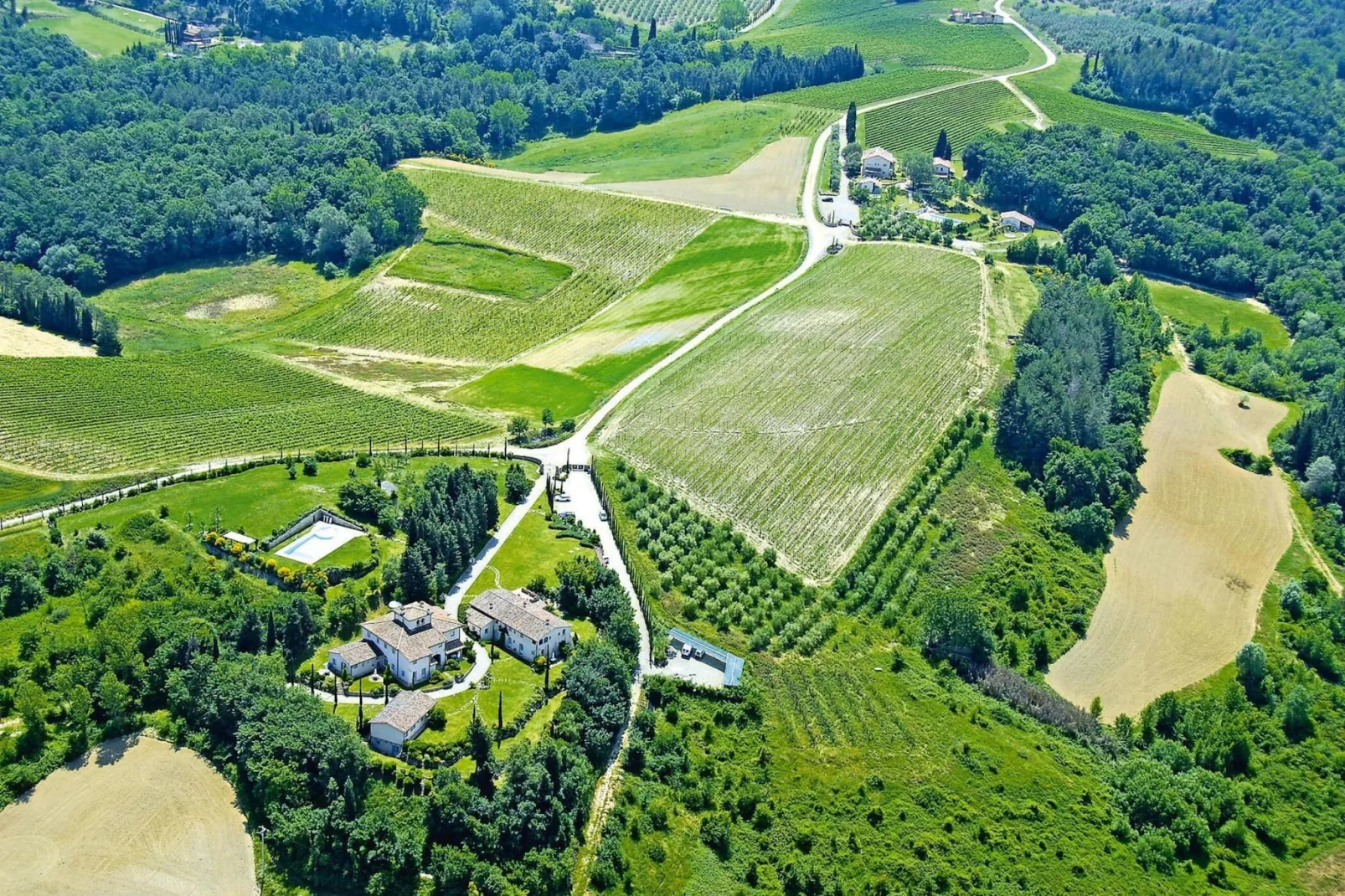 Ferienanlage Borgo della Meliana Gambassi Terme Typ Trilo-Gebieden zomer 1km