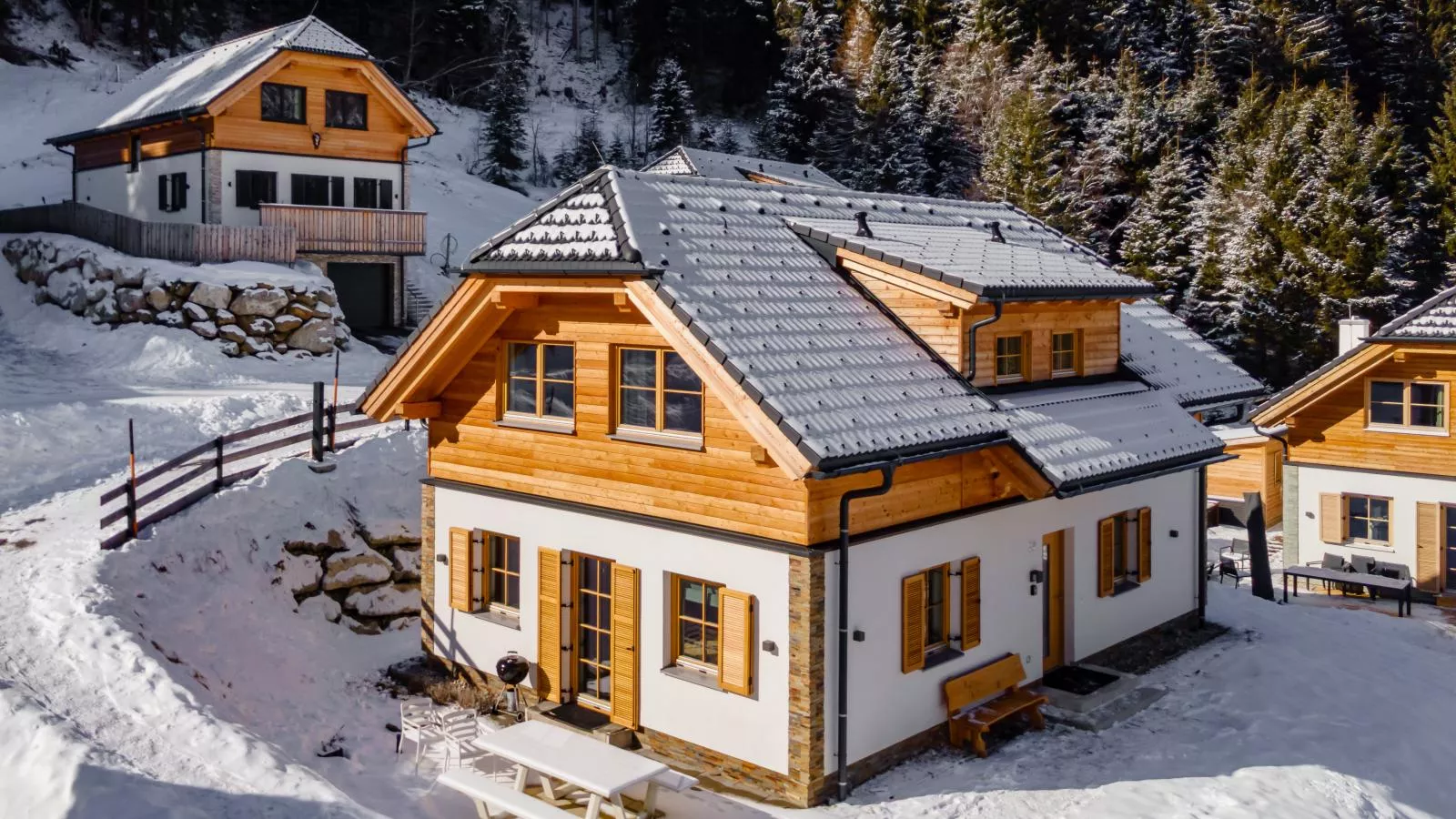 Traumhaus-Exterieur winter