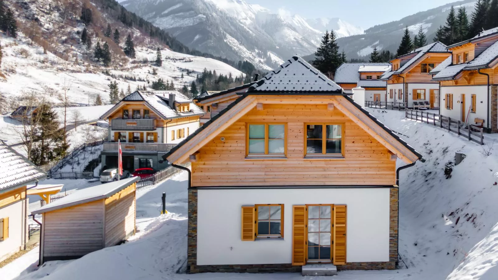 Haus Enzian-Exterieur winter