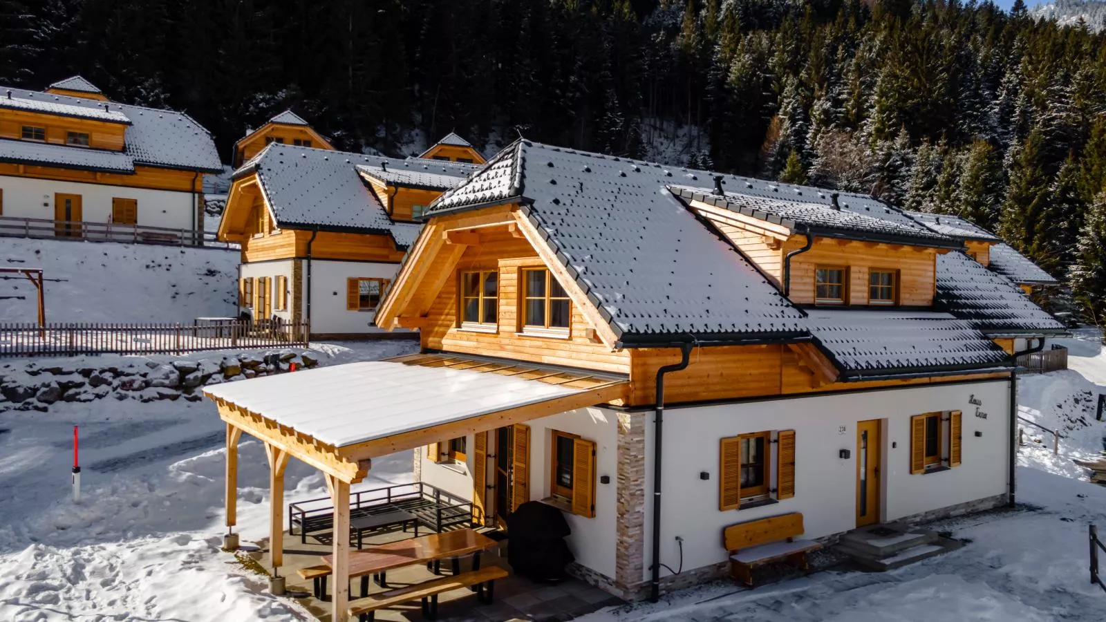 Ferienhaus Erna-Exterieur winter
