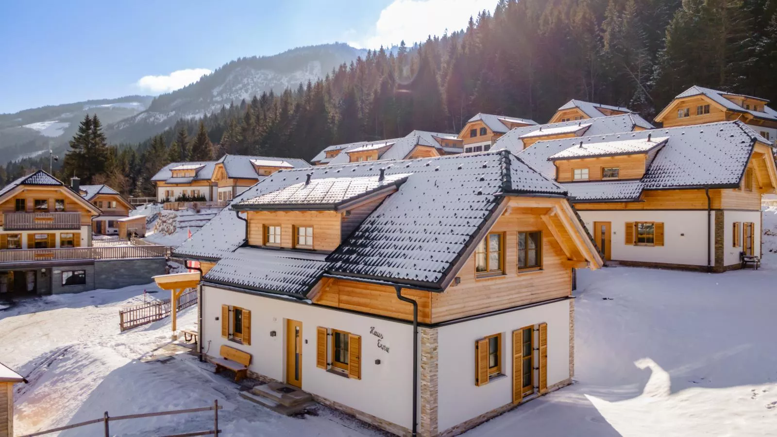 Ferienhaus Erna-Exterieur winter