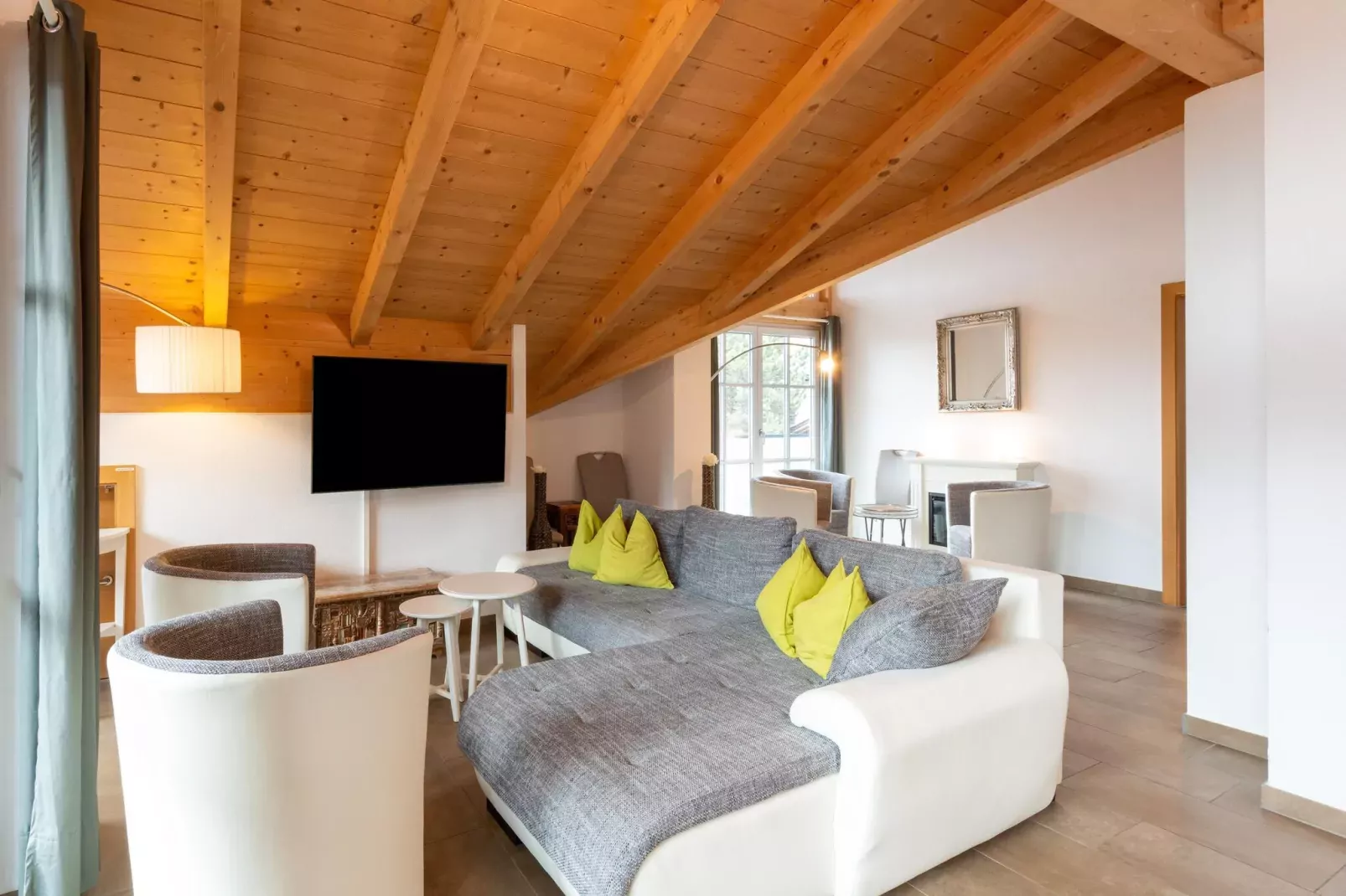 Residenz Edelalm - Penthouse-Woonkamer