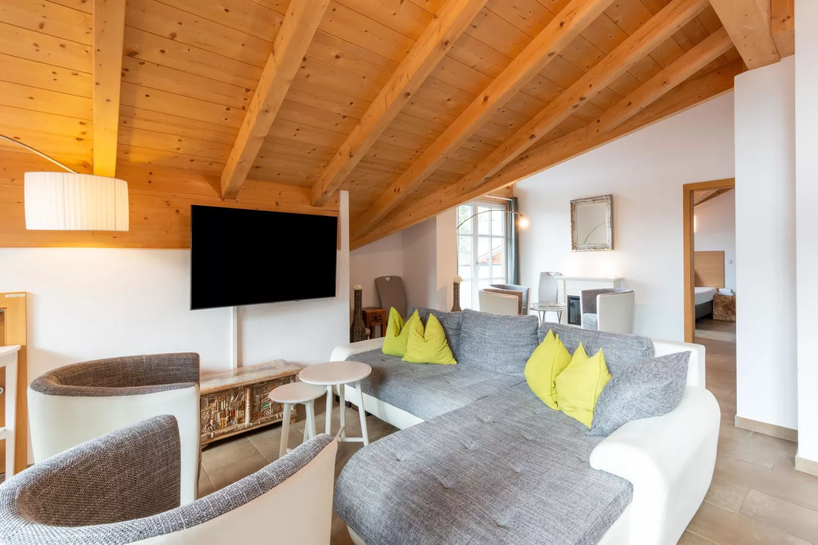 Residenz Edelalm - Penthouse-Woonkamer