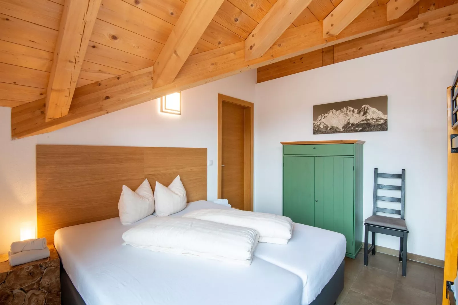 Residenz Edelalm - Penthouse-Slaapkamer