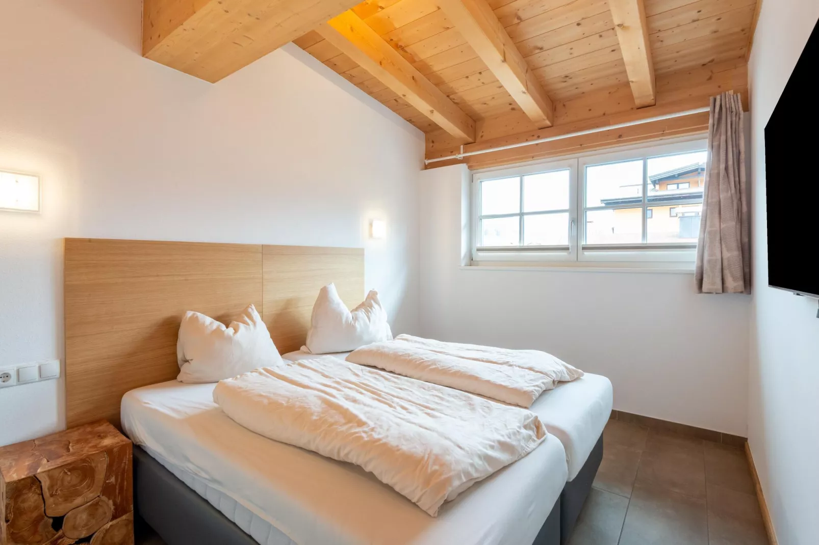 Residenz Edelalm - Penthouse-Slaapkamer