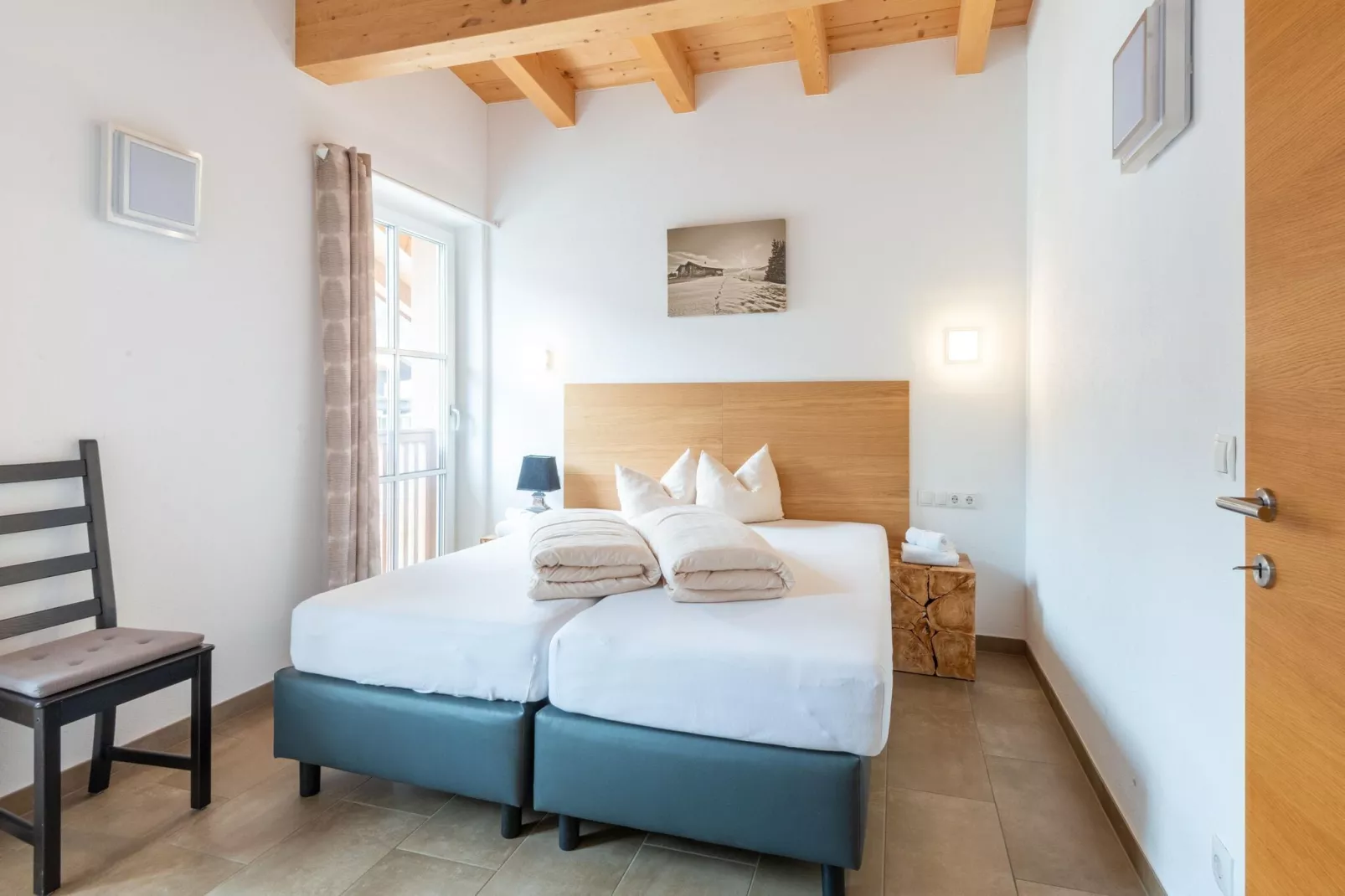 Residenz Edelalm - Penthouse-Slaapkamer