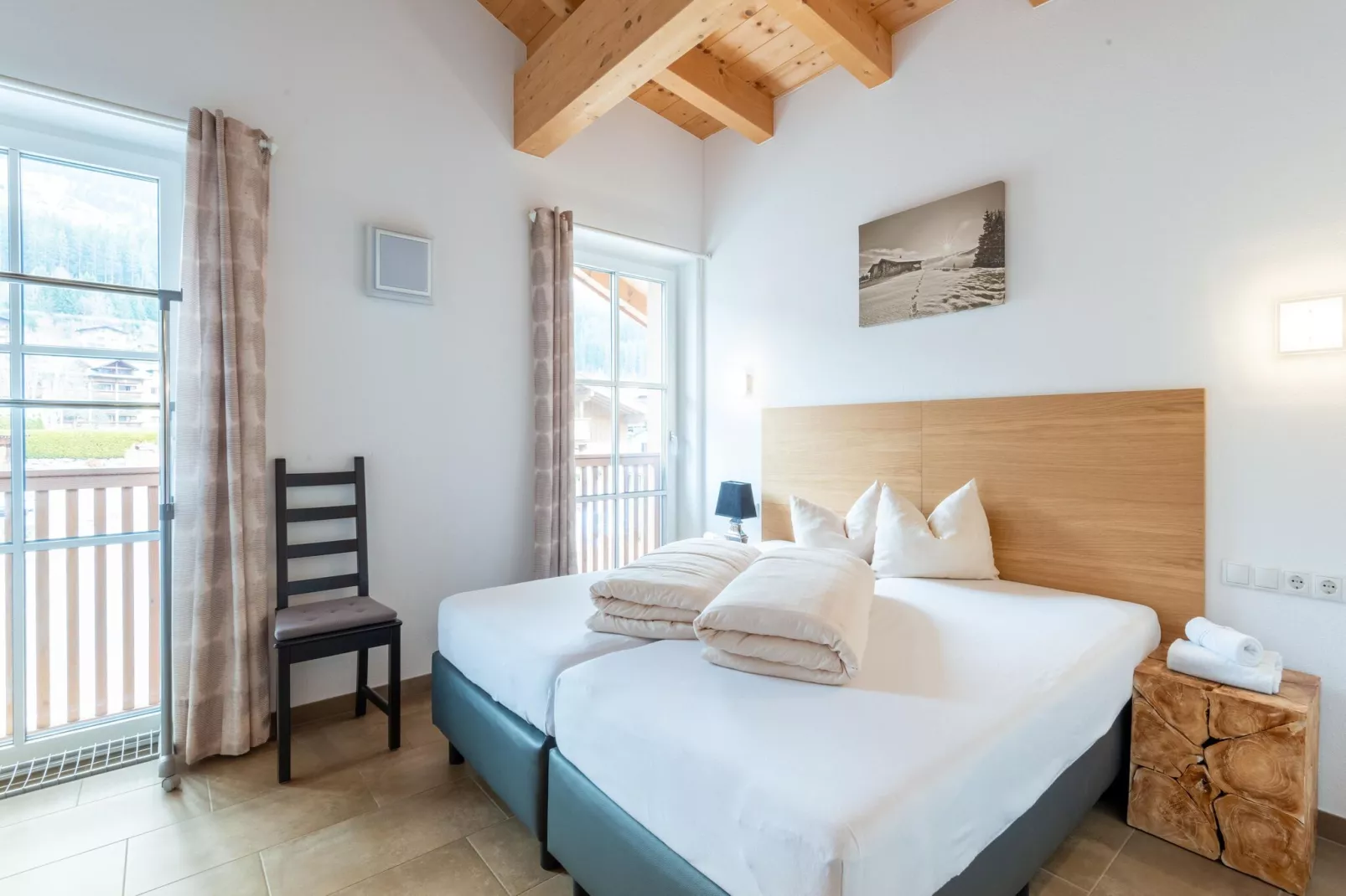 Residenz Edelalm - Penthouse-Slaapkamer