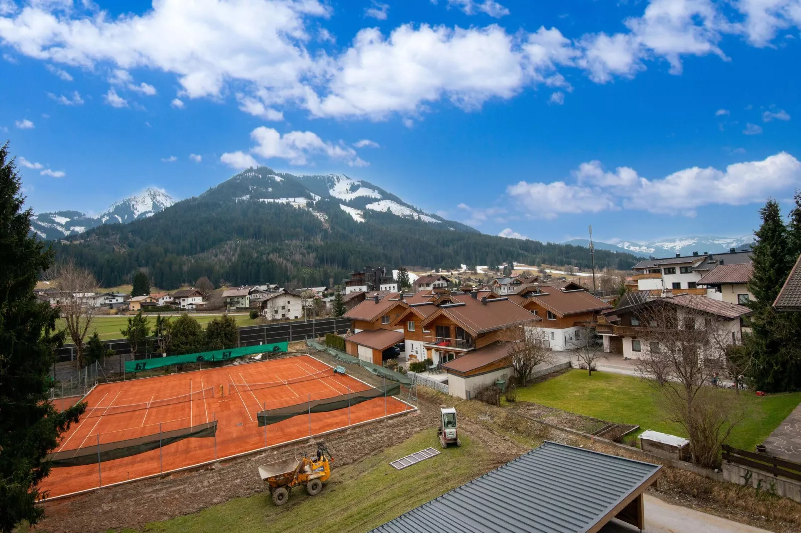 Residenz Edelalm - Penthouse-Uitzicht zomer