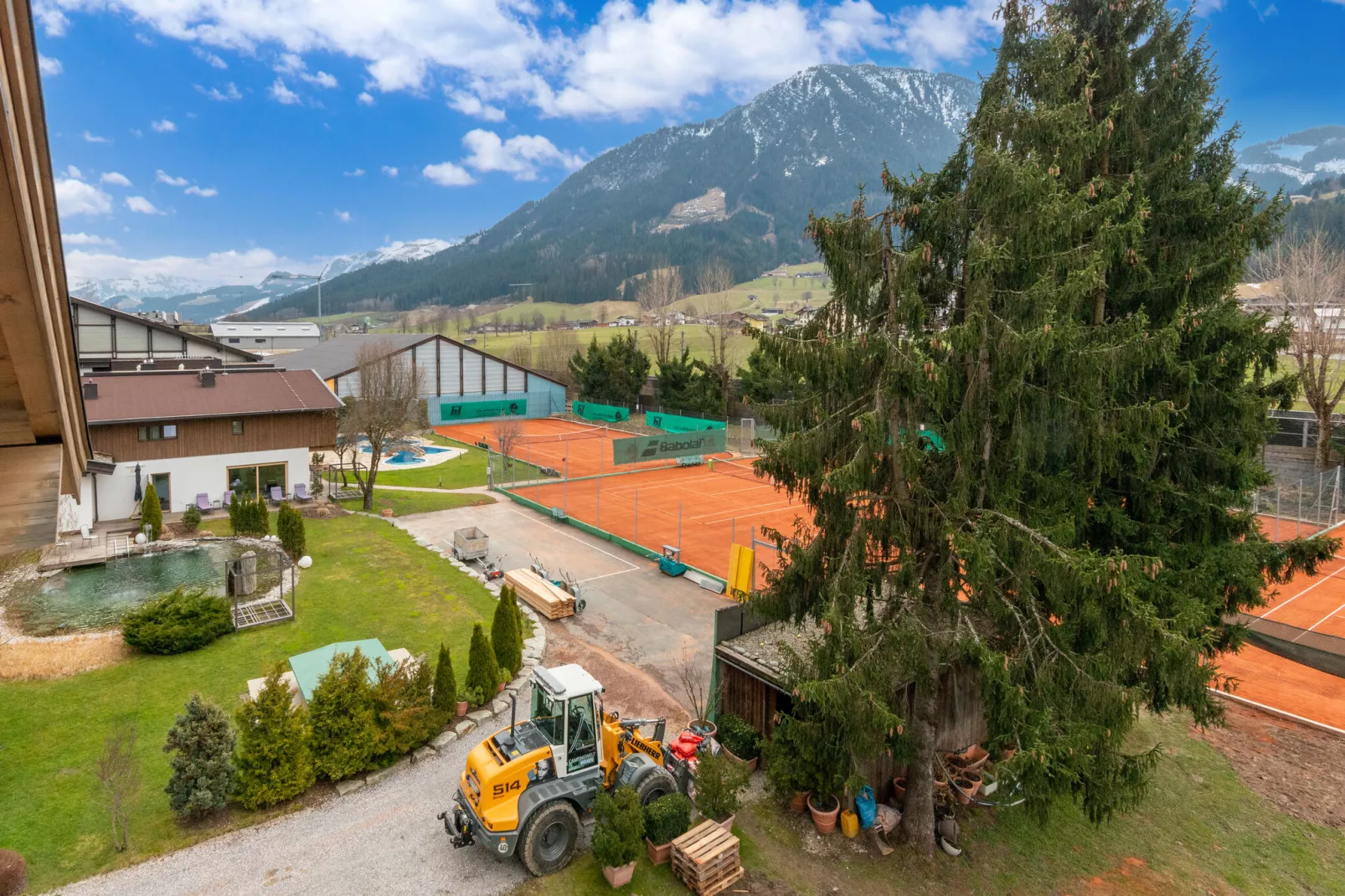Residenz Edelalm - Penthouse-Uitzicht zomer