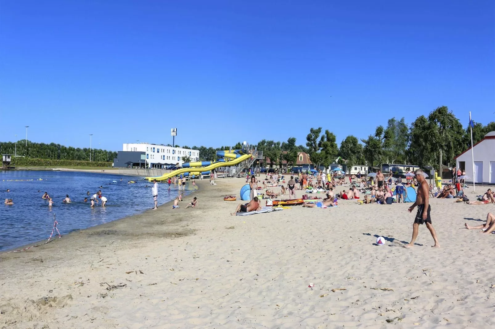 Recreatiedomein Jabbeke 1-Gebieden zomer 1km