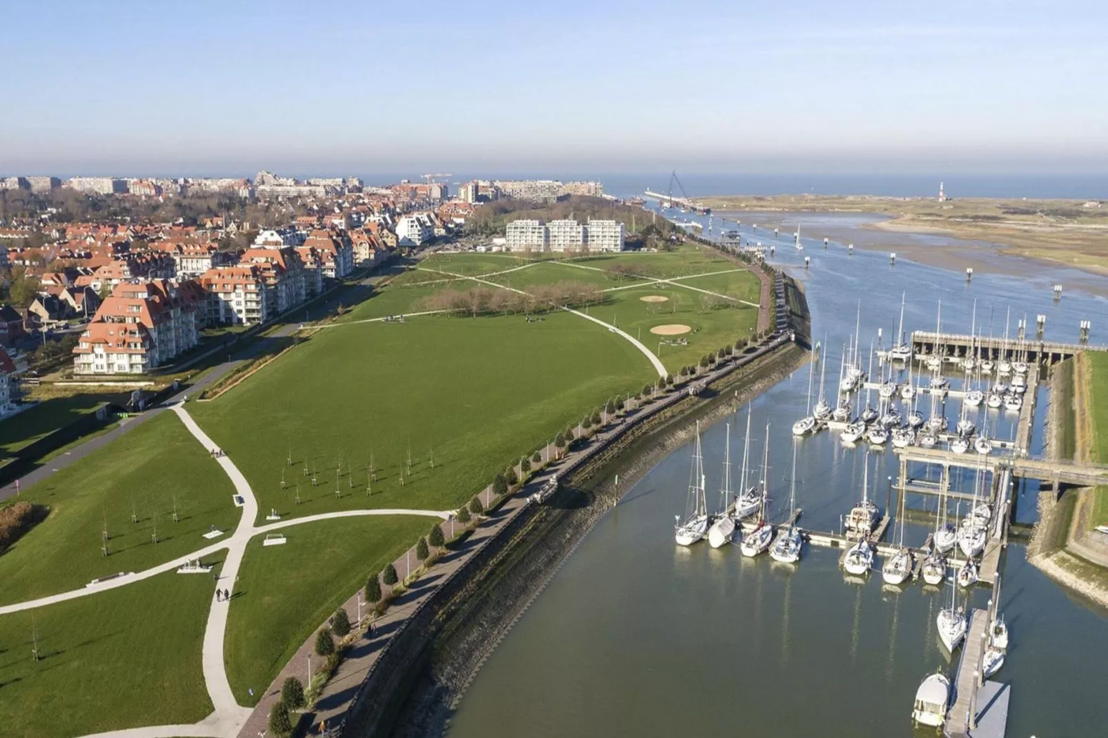 Resort Nieuwpoort1-Gebieden zomer 1km